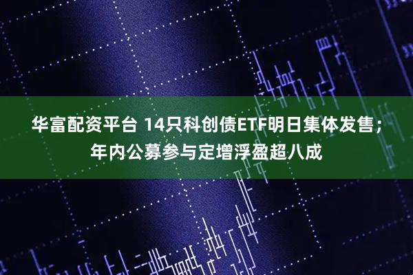 华富配资平台 14只科创债ETF明日集体发售；年内公募参与定增浮盈超八成