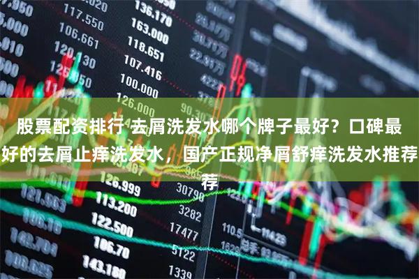 股票配资排行 去屑洗发水哪个牌子最好？口碑最好的去屑止痒洗发水，国产正规净屑舒痒洗发水推荐