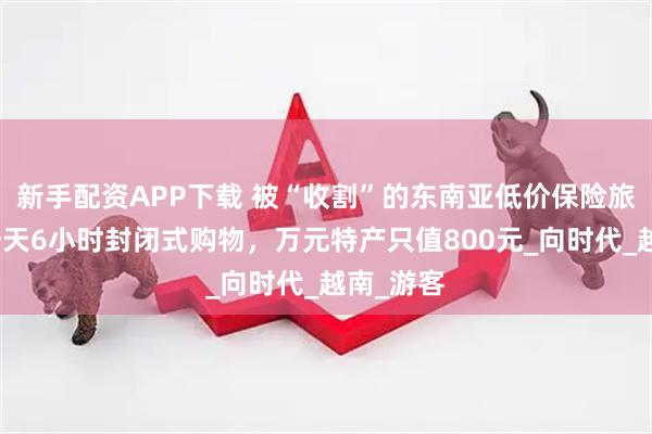新手配资APP下载 被“收割”的东南亚低价保险旅游团:一天6小时封闭式购物,万元特产只值800元_向时代_越南_游客